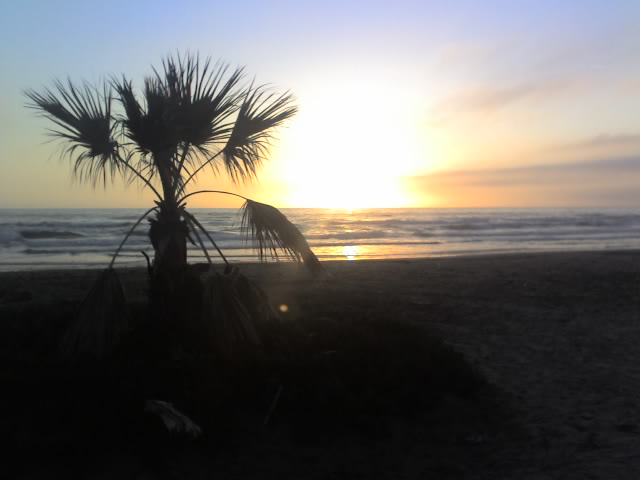 tramonto  a torre flavia Ladispoli RM